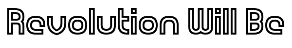 Revolution Will Be Hypnotised font preview